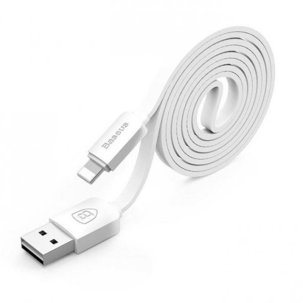 Baseus String iPhone iPad Beyaz Şarj Kablosu 1.5mt