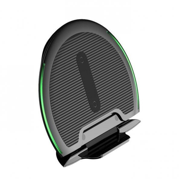 Baseus Foldable Stand Wireless Siyah Hızlı Şarj Cihazı