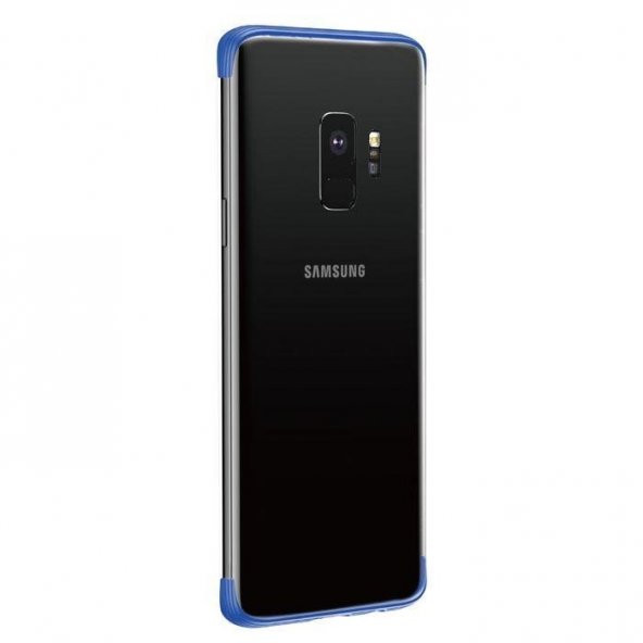 Baseus Armor Samsung Galaxy S9 Mavi Kılıf Arka Koruyucu Kapak