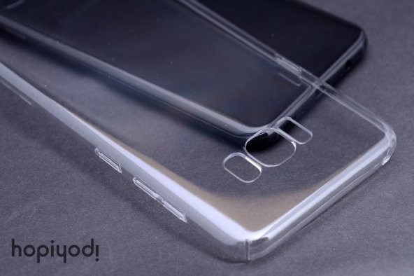 Samsung Galaxy S8 Kılıf Şeffaf Sert Arka Kapak Koruyucu Clear Cov - 5