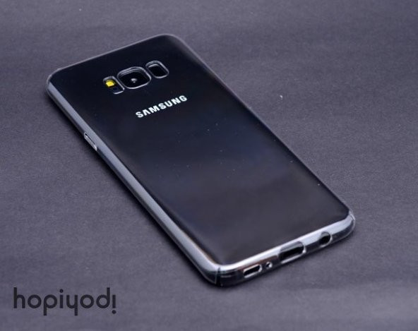Samsung Galaxy S8 Kılıf Şeffaf Sert Arka Kapak Koruyucu Clear Cov - 6