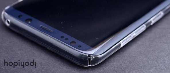 Samsung Galaxy S8 Kılıf Şeffaf Sert Arka Kapak Koruyucu Clear Cov - 8