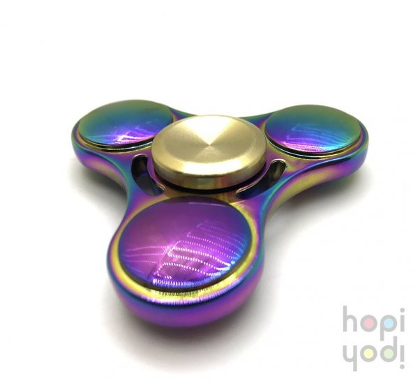 Sınırlı Üretim Metal Stres Çarkı 7 dk Döner Hand Spinner Tek Rulm