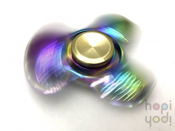 Sınırlı Üretim Metal Stres Çarkı 7 dk Döner Hand Spinner Tek Rulm - 4
