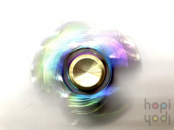 Sınırlı Üretim Metal Stres Çarkı 7 dk Döner Hand Spinner Tek Rulm - 5