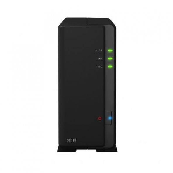 SYNOLOGY 1x DS118 Realtek QC 1.4ghz 1gb Glan USB 3.0 Nas Server (Disksiz) (14tb Kapasite)