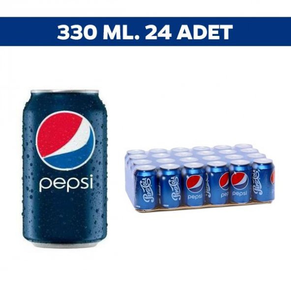 Pepsi Kutu 330 Ml x 24