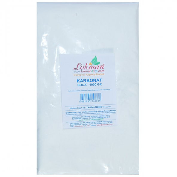 LokmanAVM Karbonat Soda 1000 Gr Pkt - 6