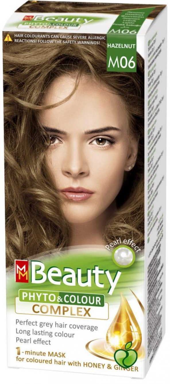 Beauty Doğal Bitkisel Saç Boyası M06 (Fındık Kabuğu)