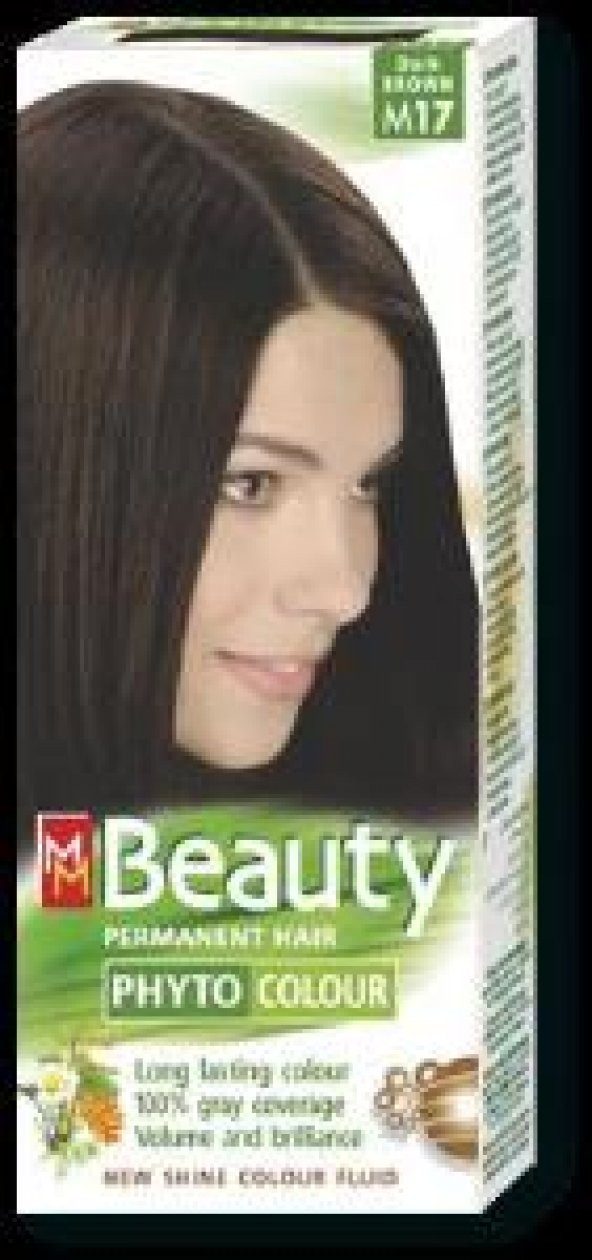 Beauty Doğal Bitkisel Saç Boyası M17 (Koyu Kahve)
