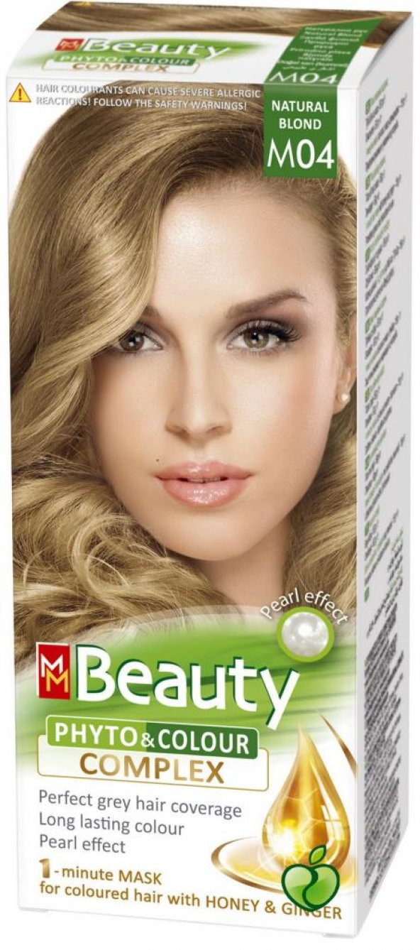Beauty Doğal Bitkisel Saç Boyası M04 (Doğal Sarı)