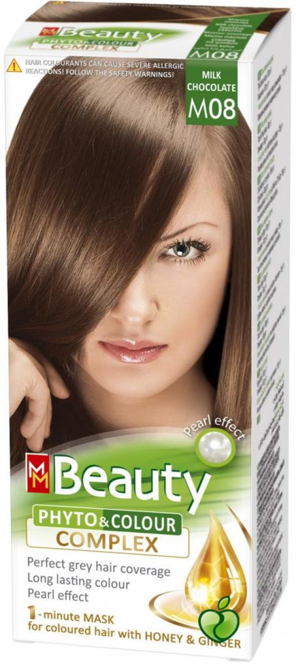 Beauty Doğal Bitkisel Saç Boyası M08 (Sütlü Kahve)