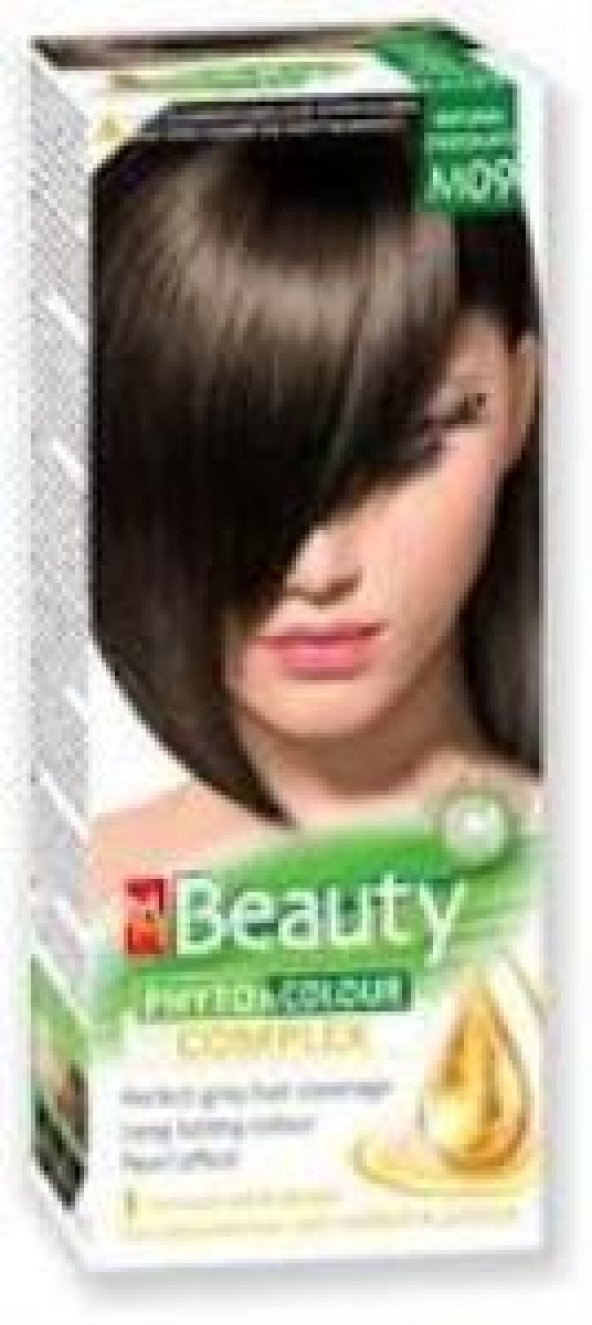Beauty Doğal Bitkisel Saç Boyası M09 (Çikolata Kahve)