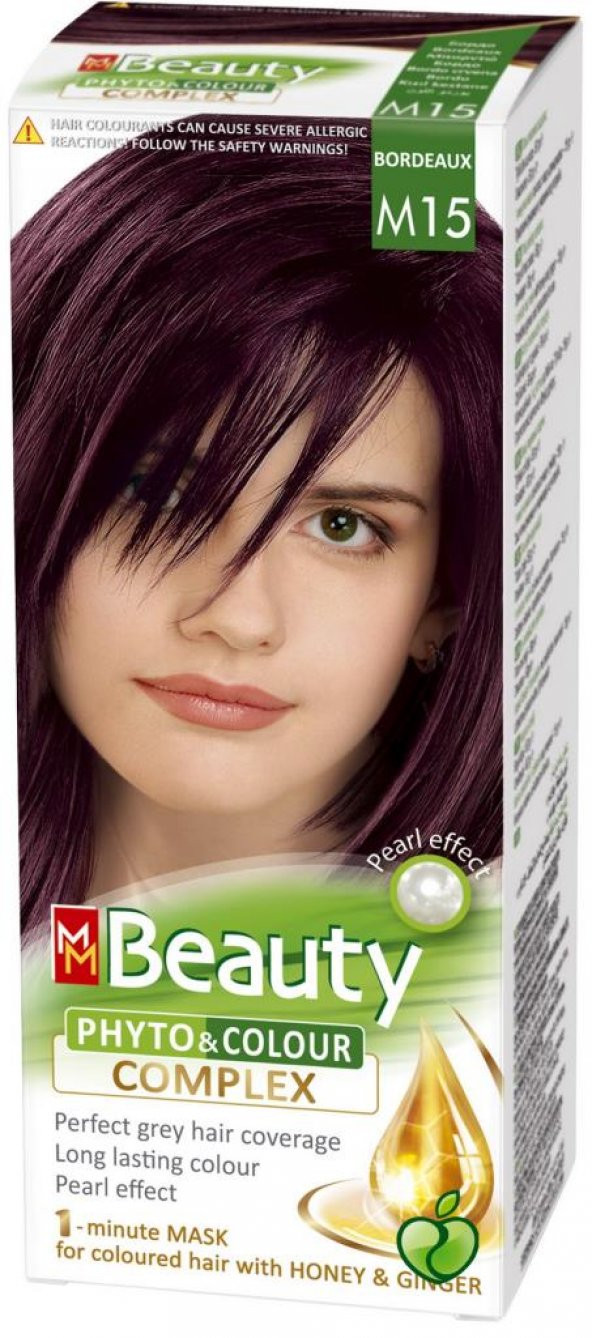 Beauty Doğal Bitkisel Saç Boyası M15 (Kızıl Kestane)