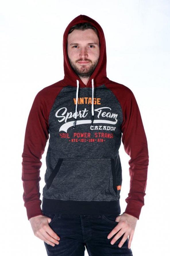 CAZADOR ERKEK KAPŞONLU SWEAT SLİM FİT 5054 - 6