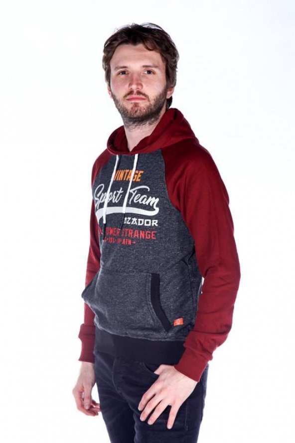 CAZADOR ERKEK KAPŞONLU SWEAT SLİM FİT 5054 - 9