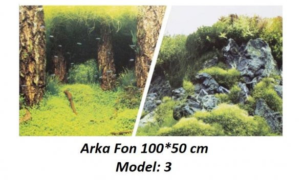 Akvaryum Arka Fon 100 cm * 50 cm.