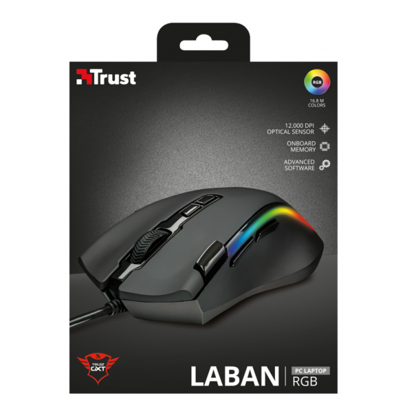 Trust 21789 GXT 188 Laban RGB Gaming Mouse - 4