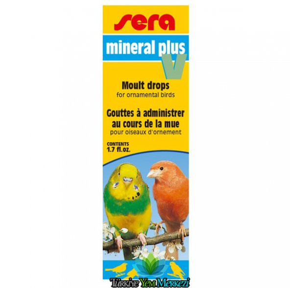 Sera Mineral Plus V 50 ml Sıvı Mineral Katkısı
