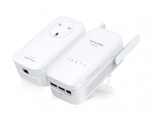 TP-LINK Av1300 Gigabit Powerline Ac Wi-Fi Kit V2 TL-WPA8630KIT