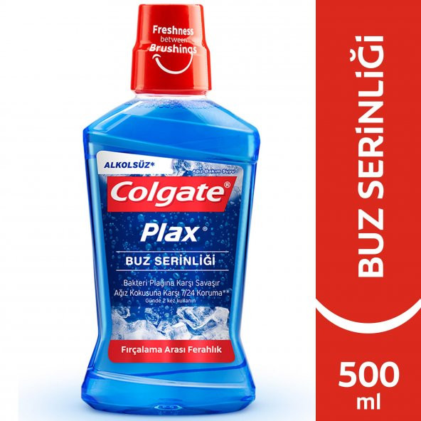 Colgate Plax Buz Serinliği Alkolsüz Gargara 500 ml