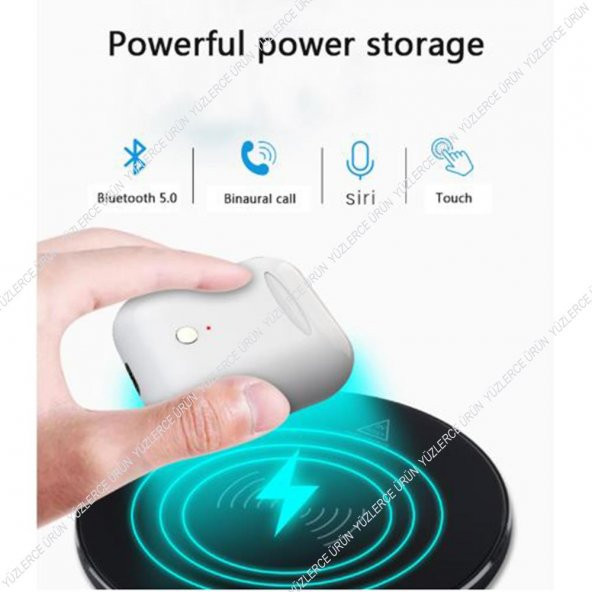 LK-TE9 Dokunmatik Kablosuz Şarjlı Mikrofonlu Bluetooth Kulaklık - 2