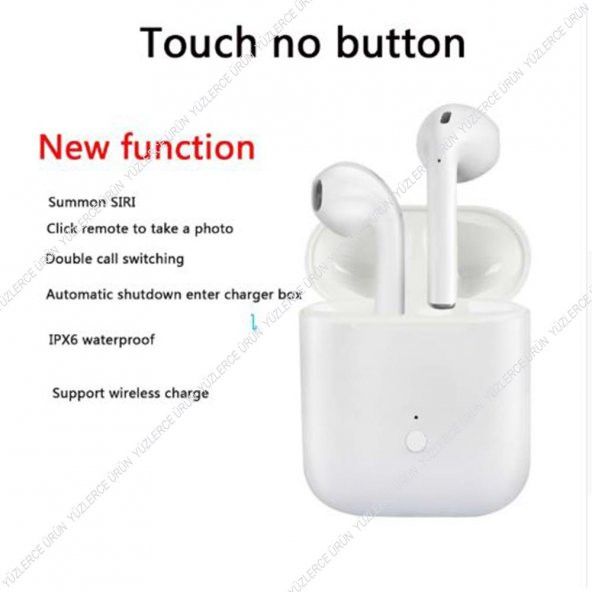 LK-TE9 Dokunmatik Kablosuz Şarjlı Mikrofonlu Bluetooth Kulaklık - 3