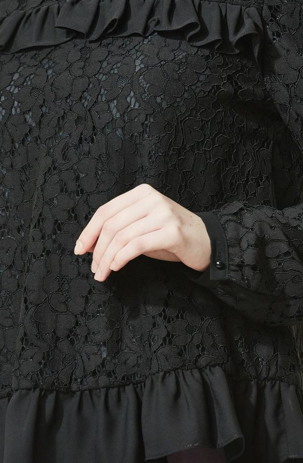 Kayra Gömlek-Siyah KA-B8-10066-12 - 3