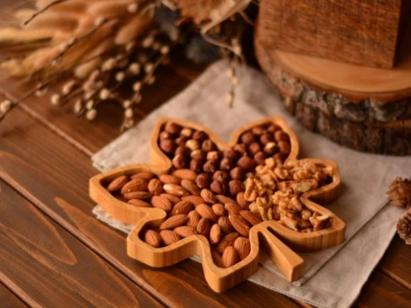 Bambum Lify Çınar Yaprak Tabak B0129 - 2