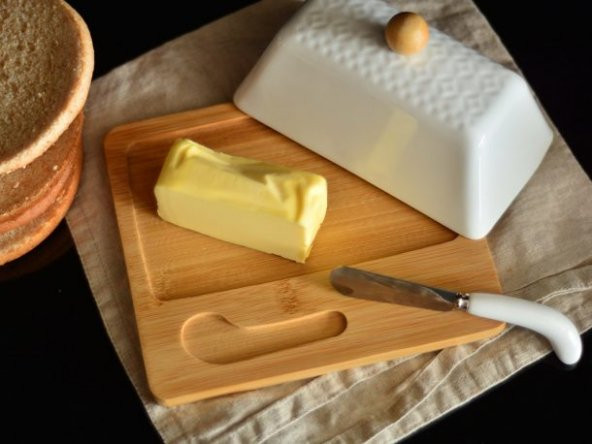 Bambum Una 3 Parça Tereyağ Servis Kabı B2687 - 3