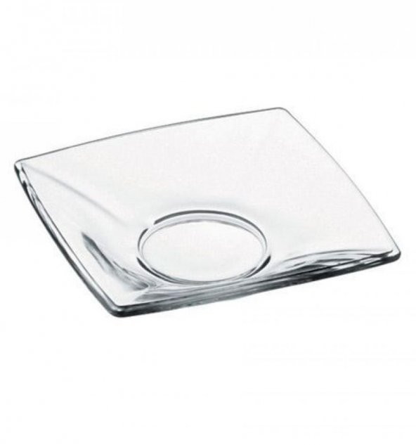 Paşabahçe Kare Çay Tabak 6lı 54261