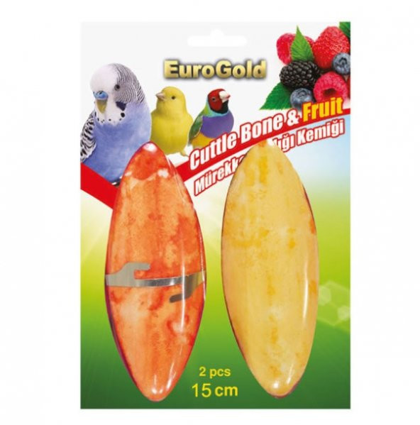 Eurogold Mürekkep Balığı Kemiği Meyveli 2li 15Cm