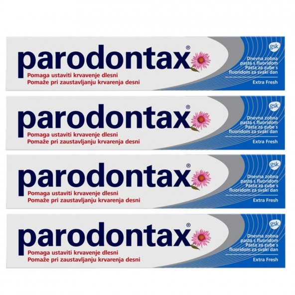 Parodontax Extra Fresh Diş Macunu 75 ml Eko Set 4lü