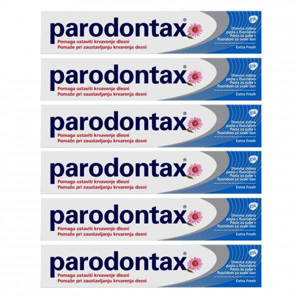 Parodontax Extra Fresh Diş Macunu 75 ml Eko Set 6lı