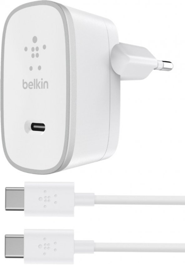 USB şarj cihazı Belkin USB-C 15W ŞARJ SOKETİ  F7U008vf05-WHT