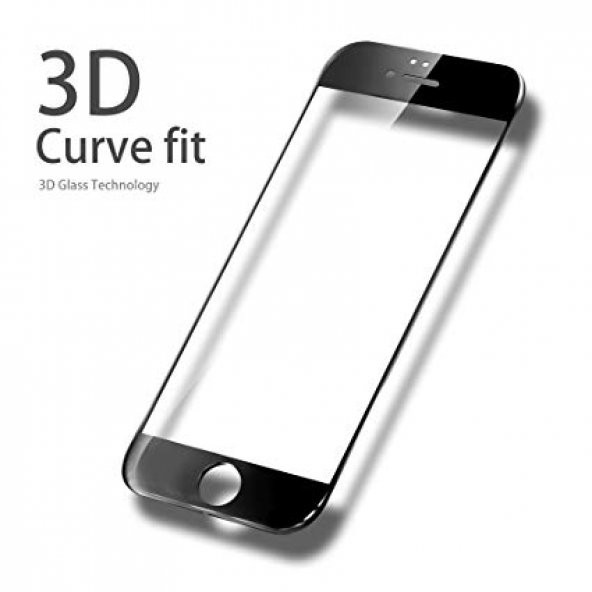 iPhone 7 3D Full Kaplayan Kırılmaz Cam İdeal Telefon