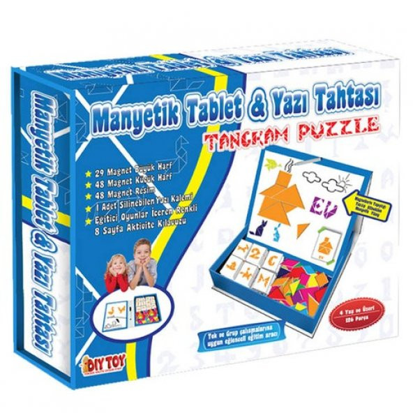 Manyetik Tablet Tangram Eğitim Seti Yazı Tahtası Orijinal Ürün