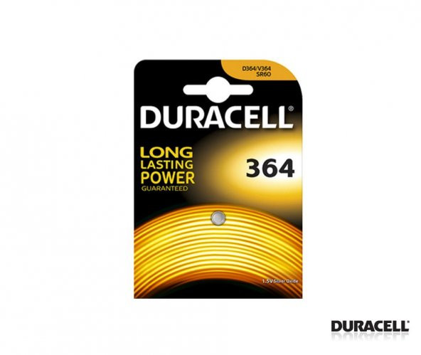 DURACELL SILVER 364 TEKLİ SAAT PİLİ