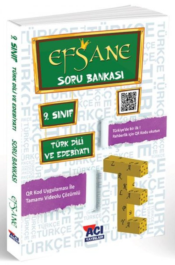 Açı Yayınları 9. Sınıf Türk Dili Ve Edebiyat Efsane Soru Bankası