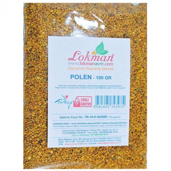 Polen Arı Poleni Doğal 100 Gr Paket - 2
