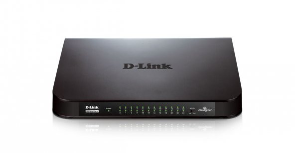 D-LINK DGS-1024A 24 PORT 10/100/1000Mbps  PLASTIK KASA YONETILEMEZ MASAUSTU SWITCH