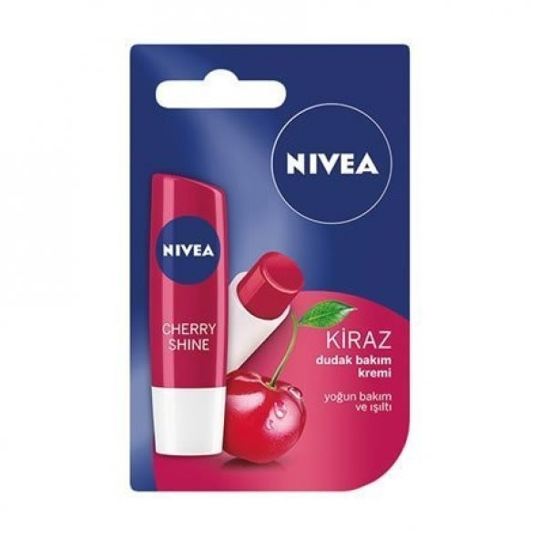 Nivea Fruity Shine Kiraz Lipstick 4,8 gr Dudak Bakımı