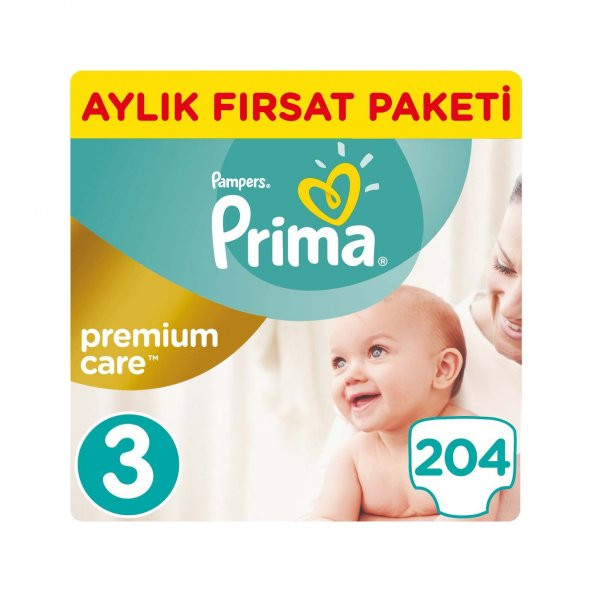 Prima Premium Care 3 Beden Midi 204 Adet