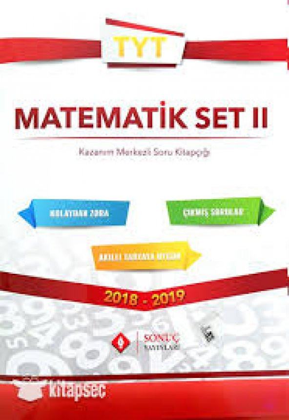 tyt Matematik Set 2 Kazanım Merkezli Soru sonuç Yayınları
