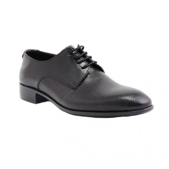 Banko Siyah Rugan Hakiki Deri Erkek Klasik Ayakkabı (Kundura)