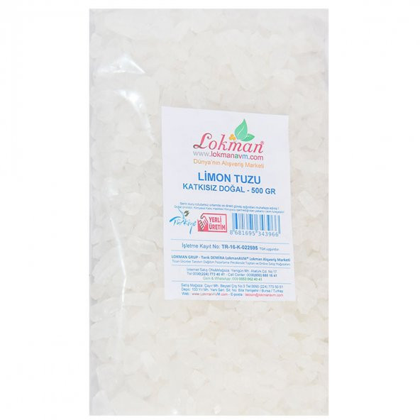 Limon Tuzu Granül Çakıl 500 Gr Paket - Resim 2