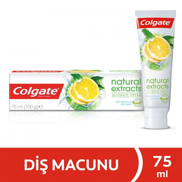 Colgate Natural Extracts Limon Ferahlatıcı Diş Macunu 75 ml