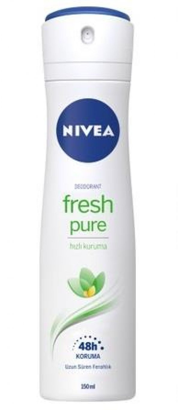 Nivea Deo Sprey Kadın Deodorant Fresh Pure 150ml (Pure Natural)