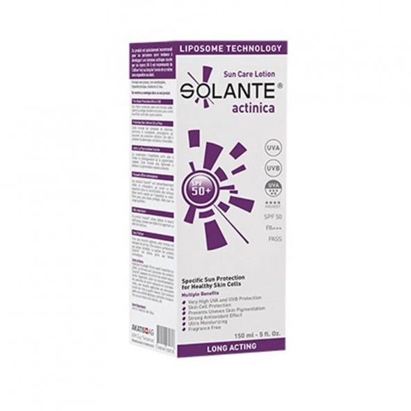 Solante Actinica Spf50 Losyon 150 ml