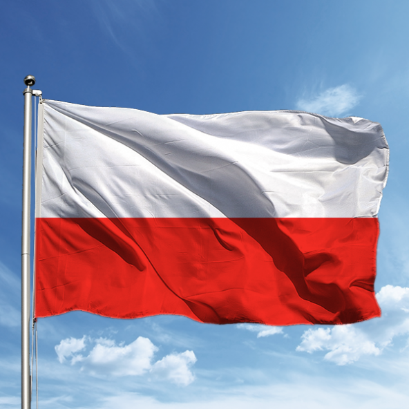 Polonya Bayrağı 50*75 cm